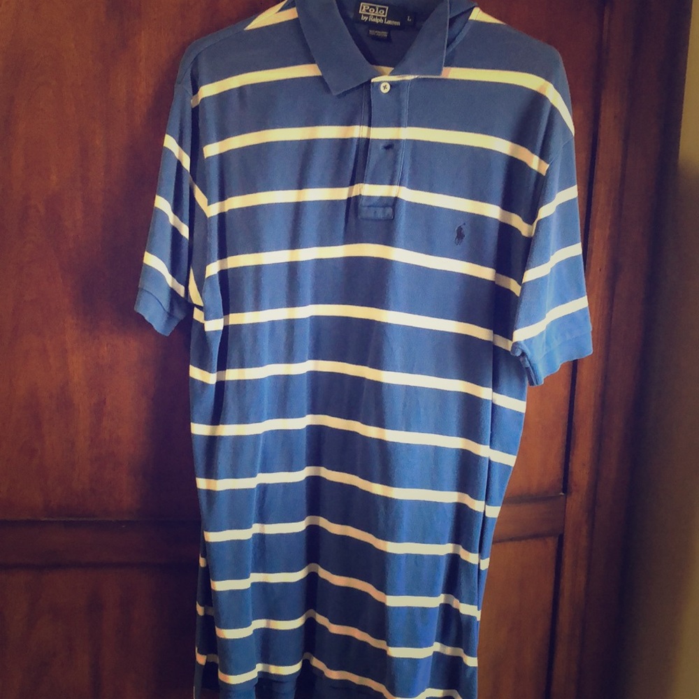 Ralph Lauren Royal and white polo